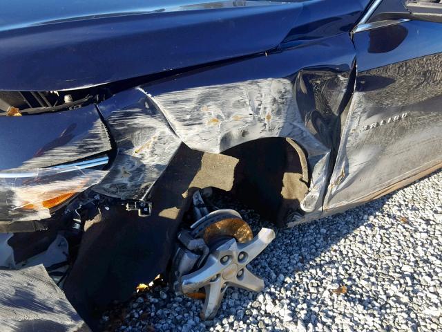 1G1ZB5ST0JF176317 - 2018 CHEVROLET MALIBU LS BLUE photo 9