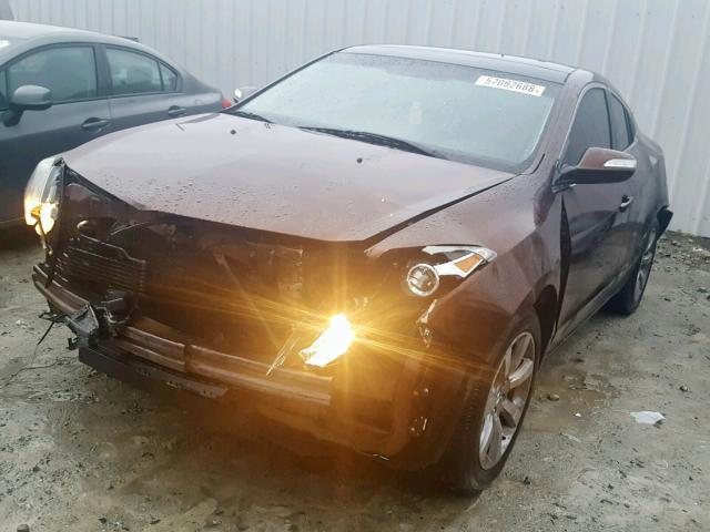 2HNYB1H42AH503059 - 2010 ACURA ZDX TECHNO BROWN photo 2