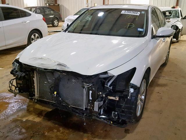 JN1BV7AR2EM681264 - 2014 INFINITI Q50 BASE WHITE photo 2