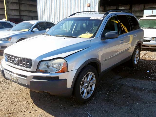 YV1CZ852851202642 - 2005 VOLVO XC90 V8 SILVER photo 2