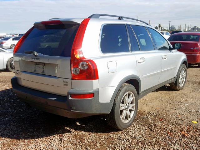 YV1CZ852851202642 - 2005 VOLVO XC90 V8 SILVER photo 4