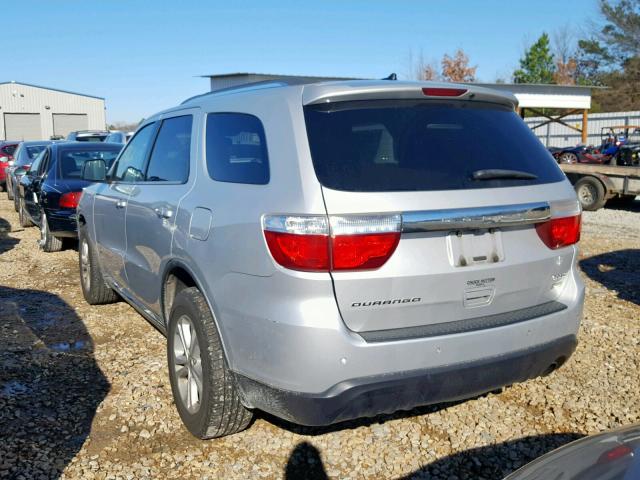 1D4RD4GG6BC729890 - 2011 DODGE DURANGO CR SILVER photo 3