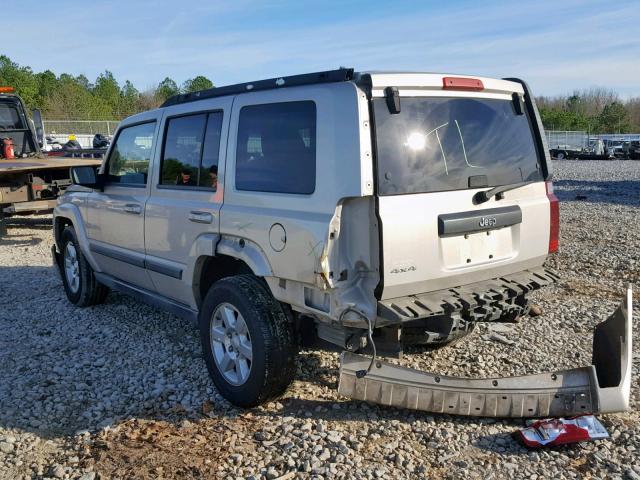 1J8HG48K27C663759 - 2007 JEEP COMMANDER GRAY photo 3
