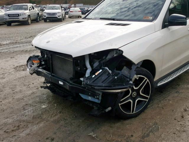 4JGDA5HBXJB093600 - 2018 MERCEDES-BENZ GLE 350 4M WHITE photo 9