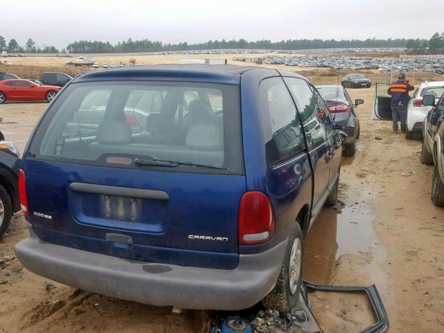 2B4FP25B3YR703926 - 2000 DODGE CARAVAN BLUE photo 4