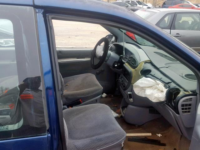 2B4FP25B3YR703926 - 2000 DODGE CARAVAN BLUE photo 5