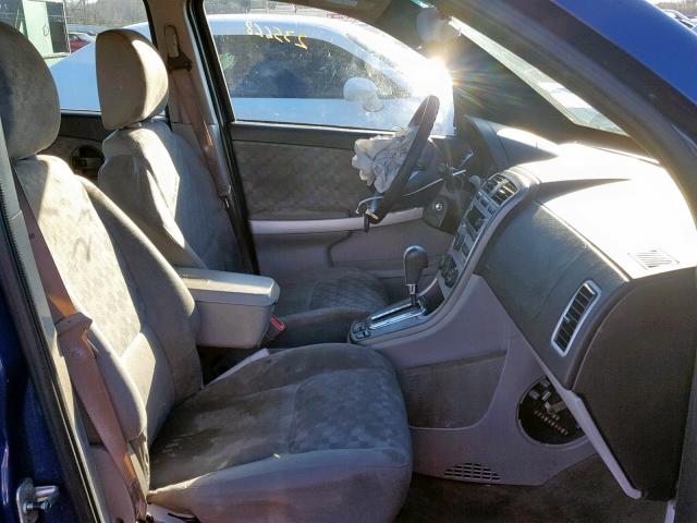 2CNDL23F386286218 - 2008 CHEVROLET EQUINOX LS BLUE photo 5