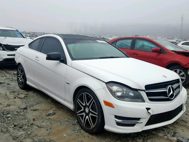 WDDGJ4HB2EG177825 - 2014 MERCEDES-BENZ C 250 WHITE photo 1