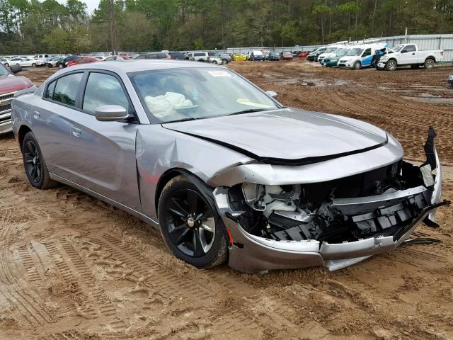 2C3CDXHGXJH176275 - 2018 DODGE CHARGER SX GRAY photo 1