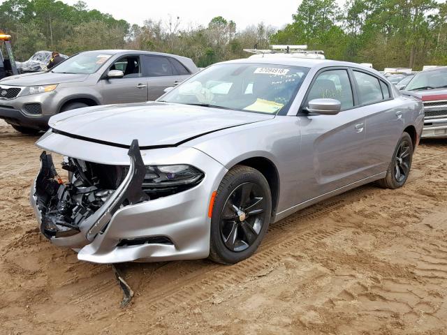 2C3CDXHGXJH176275 - 2018 DODGE CHARGER SX GRAY photo 2