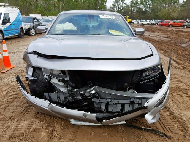 2C3CDXHGXJH176275 - 2018 DODGE CHARGER SX GRAY photo 9