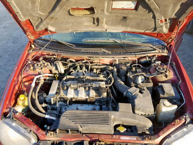 JM1BJ226010417722 - 2001 MAZDA PROTEGE LX RED photo 7