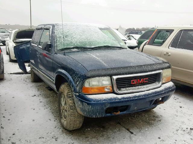 1GTDT13X74K140807 - 2004 GMC SONOMA BLUE photo 1