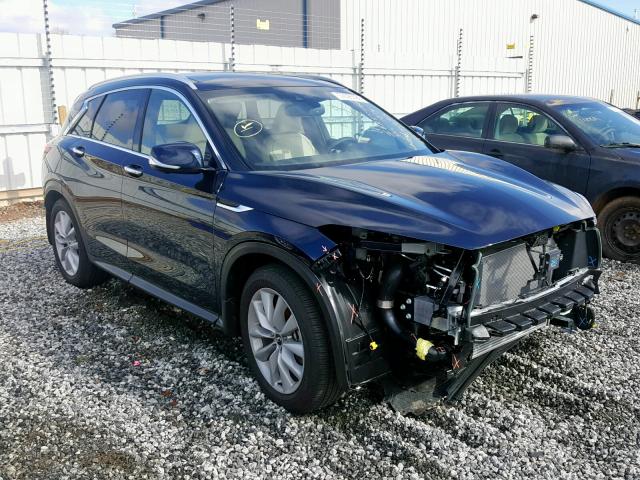 3PCAJ5M32KF116825 - 2019 INFINITI QX50 ESSEN BLUE photo 1