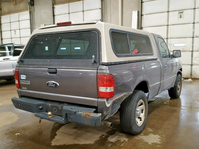 1FTYR10D17PA17523 - 2007 FORD RANGER GRAY photo 4