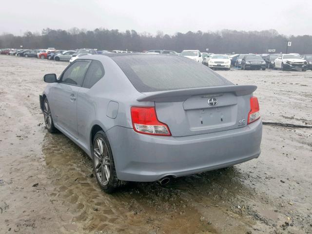 JTKJF5C72D3051134 - 2013 TOYOTA SCION TC 银色 照片 3