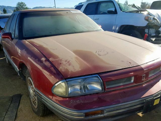 1G3HY53L9NH325544 - 1992 OLDSMOBILE 88 ROYALE BURGUNDY photo 1