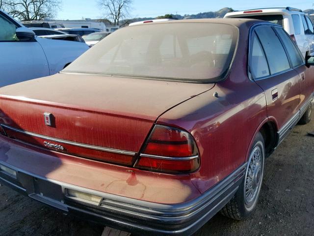 1G3HY53L9NH325544 - 1992 OLDSMOBILE 88 ROYALE BURGUNDY photo 4