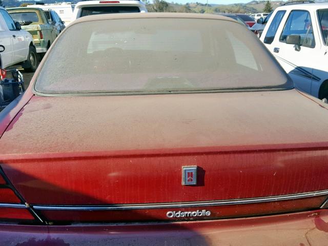 1G3HY53L9NH325544 - 1992 OLDSMOBILE 88 ROYALE BURGUNDY photo 9