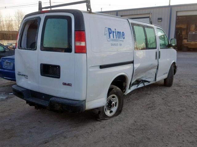 1GTZ7TBG2D1123720 - 2013 GMC SAVANA G35 WHITE photo 4