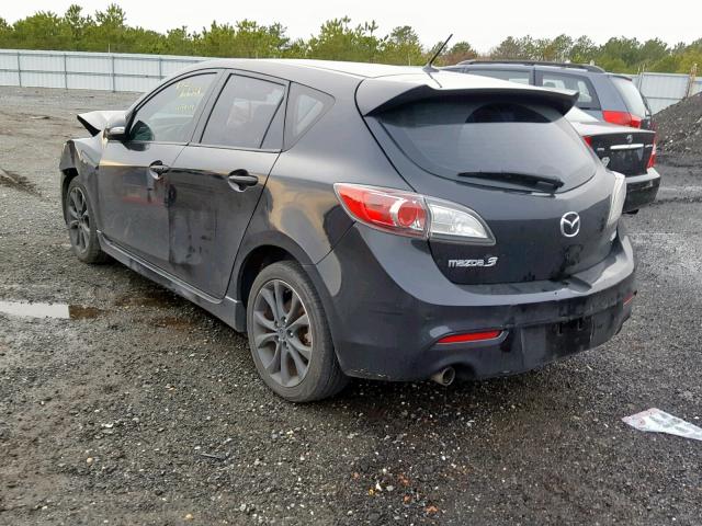 JM1BL1H6XA1190299 - 2010 MAZDA 3 S BLACK photo 3