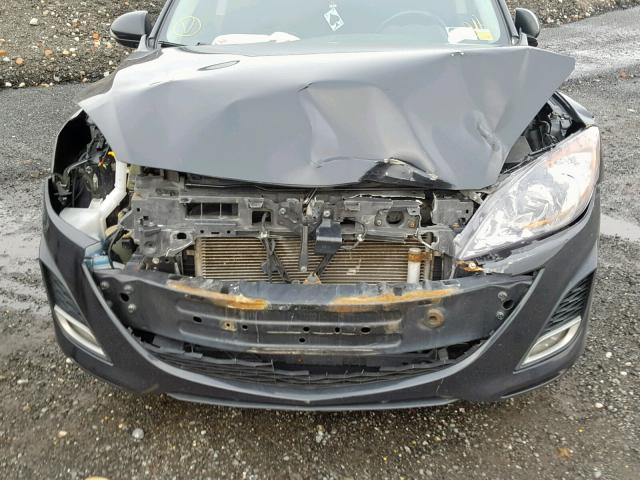 JM1BL1H6XA1190299 - 2010 MAZDA 3 S BLACK photo 7