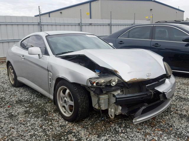 KMHHM65D86U189628 - 2006 HYUNDAI TIBURON GS SILVER photo 1