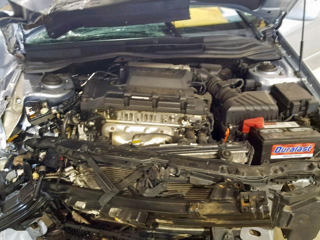 KNAFE121X75439420 - 2007 KIA SPECTRA EX SILVER photo 7