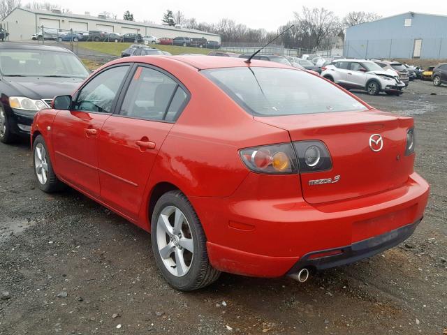 JM1BK123061491382 - 2006 MAZDA 3 S RED photo 3