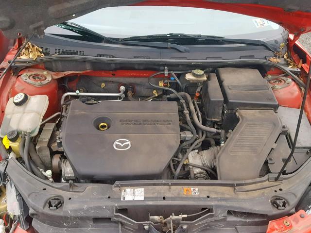 JM1BK123061491382 - 2006 MAZDA 3 S RED photo 7