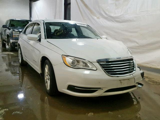 1C3CCBAB6CN292555 - 2012 CHRYSLER 200 LX WHITE photo 1