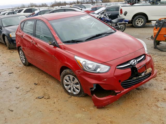 KMHCT5AE9GU239640 - 2016 HYUNDAI ACCENT SE RED photo 1