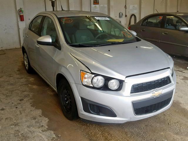 1G1JA5SH8E4237247 - 2014 CHEVROLET SONIC LS SILVER photo 1