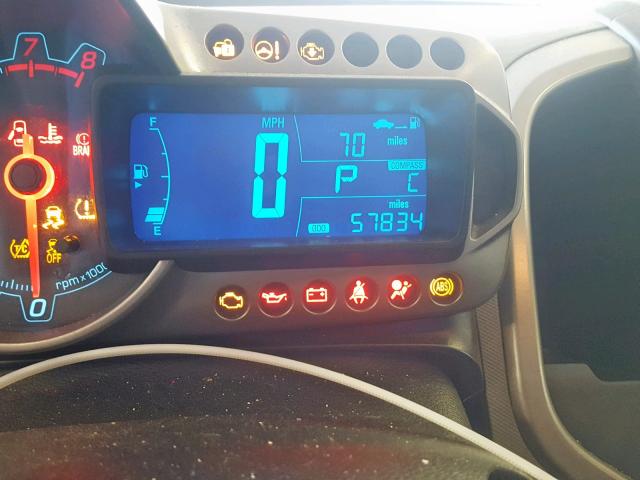 1G1JA5SH8E4237247 - 2014 CHEVROLET SONIC LS SILVER photo 8