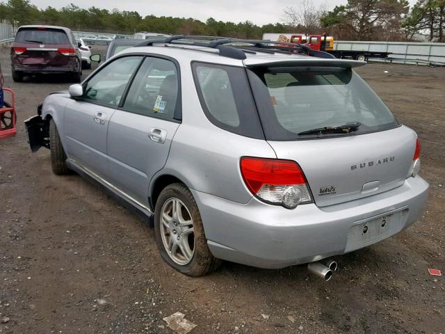 JF1GG29604H819505 - 2004 SUBARU IMPREZA WR SILVER photo 3