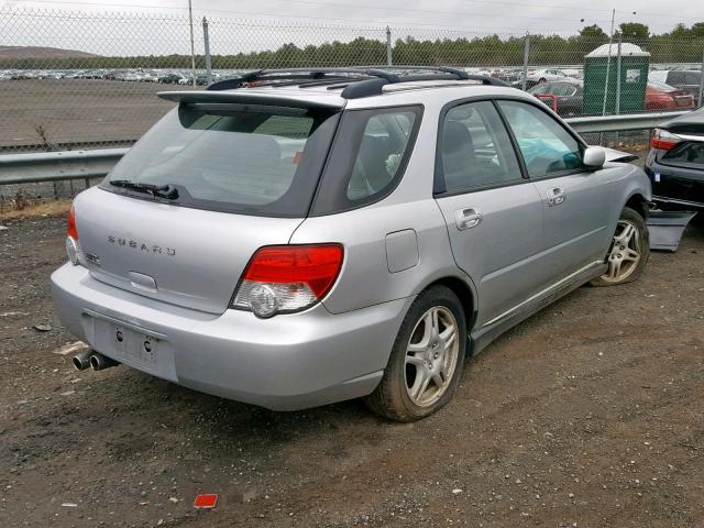 JF1GG29604H819505 - 2004 SUBARU IMPREZA WR SILVER photo 4