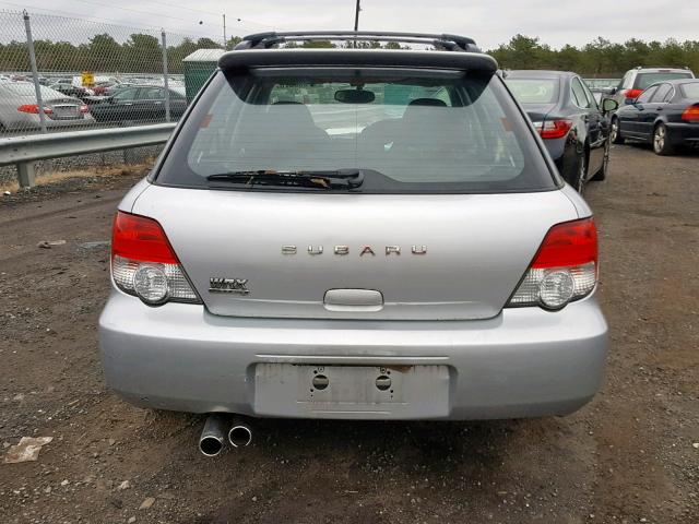 JF1GG29604H819505 - 2004 SUBARU IMPREZA WR SILVER photo 9