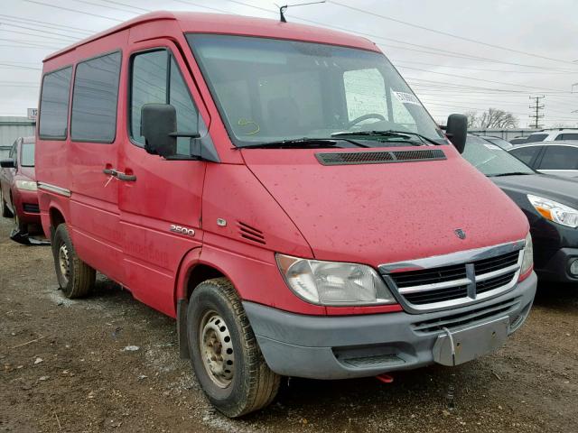 WD8PD144X65957855 - 2006 DODGE SPRINTER 2 RED photo 1