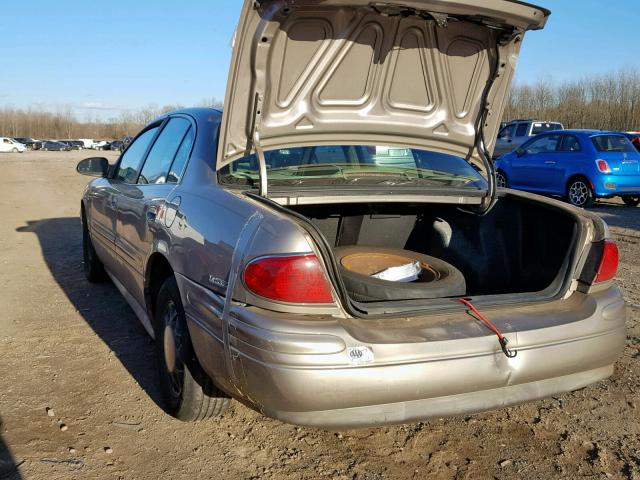 1G4HR54K91U297440 - 2001 BUICK LESABRE LI BEIGE photo 3