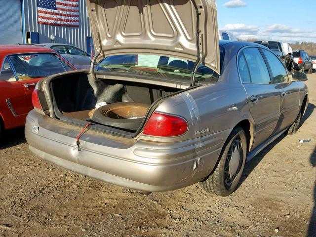 1G4HR54K91U297440 - 2001 BUICK LESABRE LI BEIGE photo 4