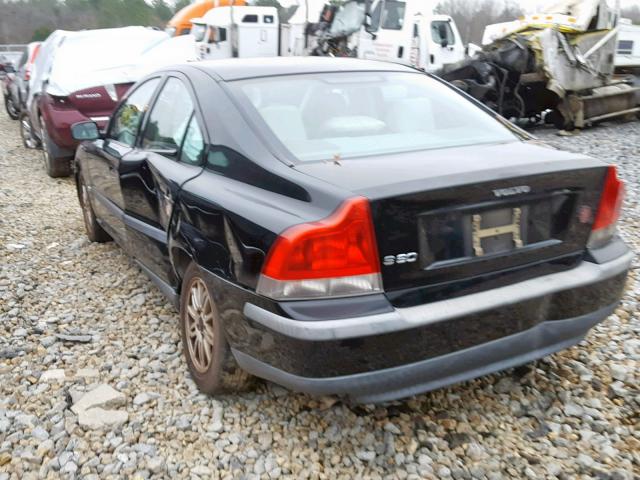 YV1RS61TX42420611 - 2004 VOLVO S60 BLACK photo 3