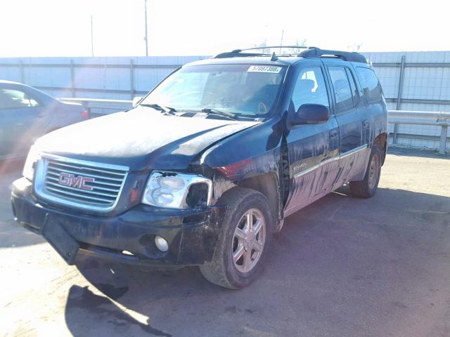 1GKET16S166162385 - 2006 GMC ENVOY XL BLACK photo 2