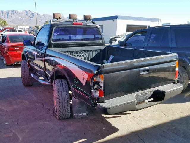 4TAUN61C9SZ027304 - 1995 TOYOTA TACOMA BLACK photo 3