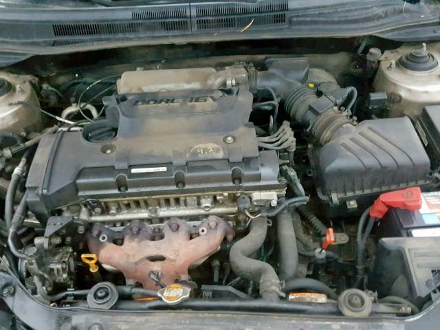 KNAFE121275473366 - 2007 KIA SPECTRA EX TAN photo 7