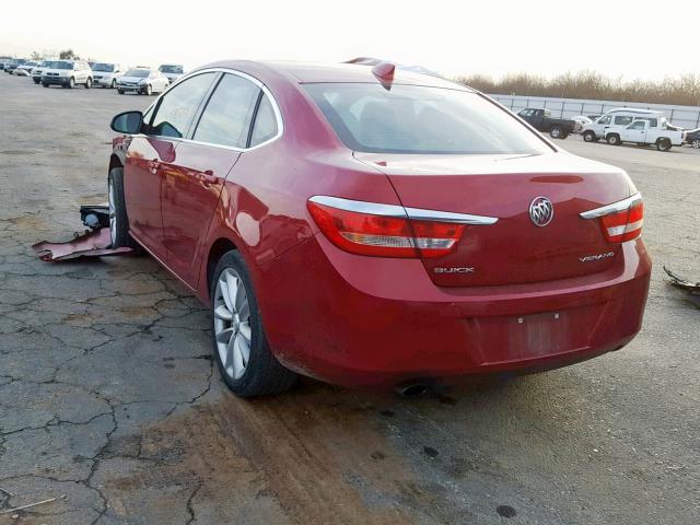 1G4PR5SK0F4171599 - 2015 BUICK VERANO CON BURGUNDY photo 3