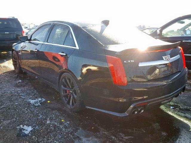 1G6A15S69H0192985 - 2017 CADILLAC CTS-V BLACK photo 3