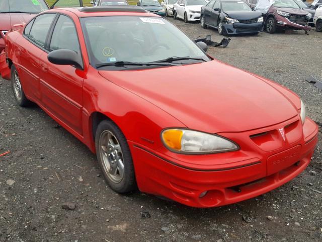 1G2NV52E34C132000 - 2004 PONTIAC GRAND AM G RED photo 1