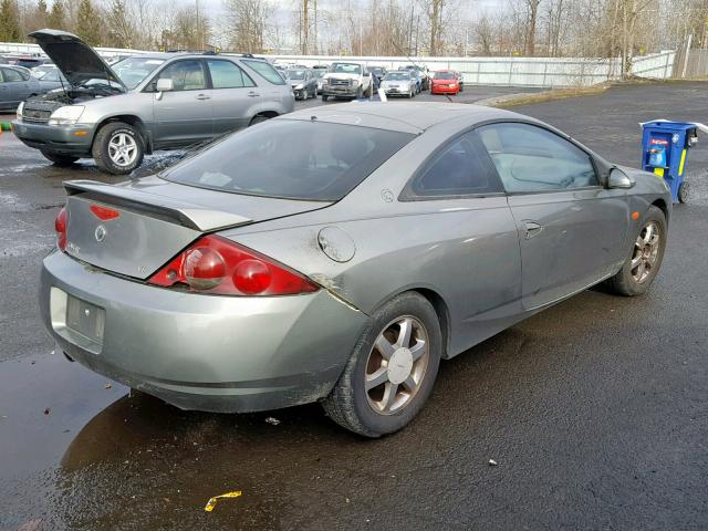 1ZWFT61L4X5660755 - 1999 MERCURY COUGAR V6 SILVER photo 4