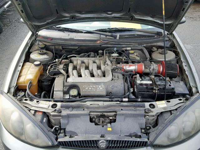 1ZWFT61L4X5660755 - 1999 MERCURY COUGAR V6 SILVER photo 7