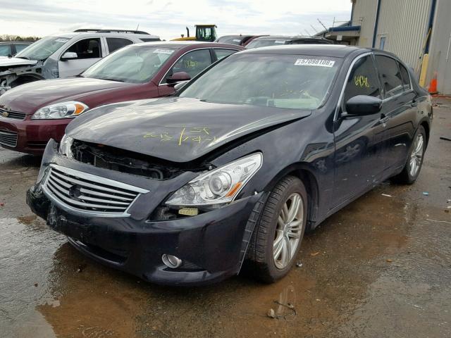 JN1CV6AP8DM306295 - 2013 INFINITI G37 BASE BLACK photo 2